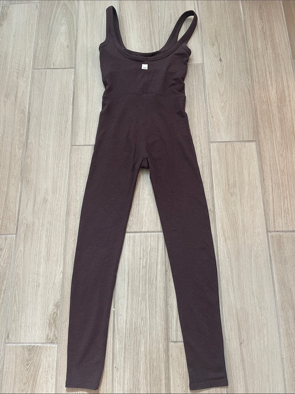 Vuori Halo Essential Jumpsuit Mahogany Heather Sz XS VW4022 - Picture 4 of 7